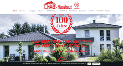 Desktop Screenshot of haase-hausbau.de